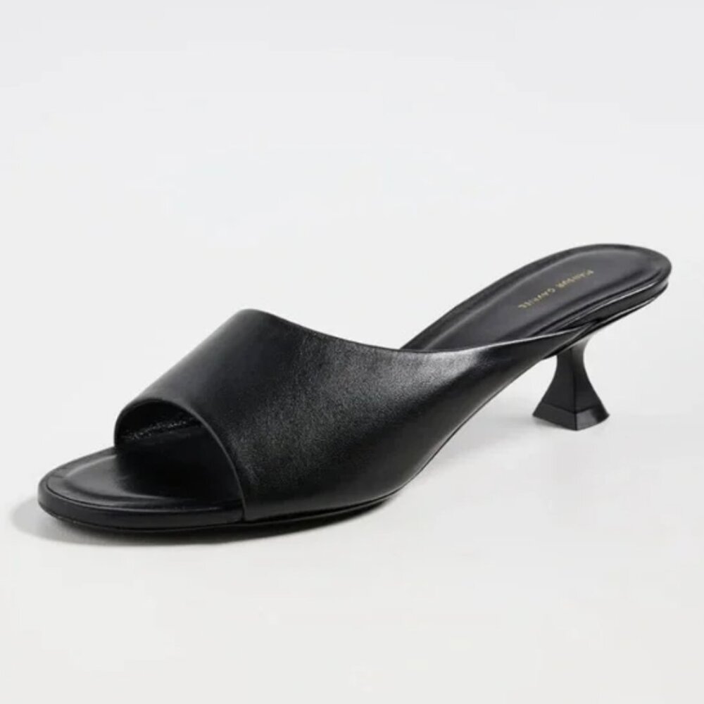 Mansur Gavriel Kitten Heel Slide Sandals, Sz 37.5